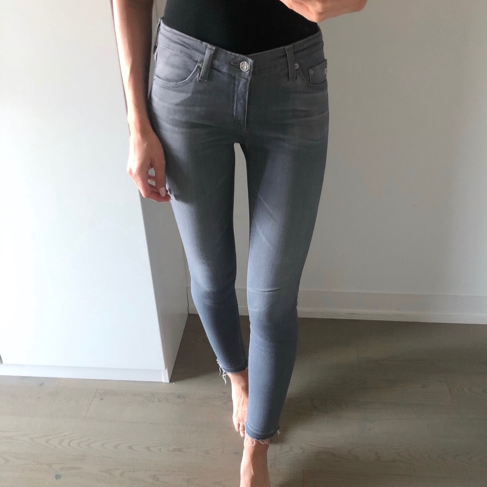 AG Adriano Goldschmied Women's Skinny Jeans - Gray